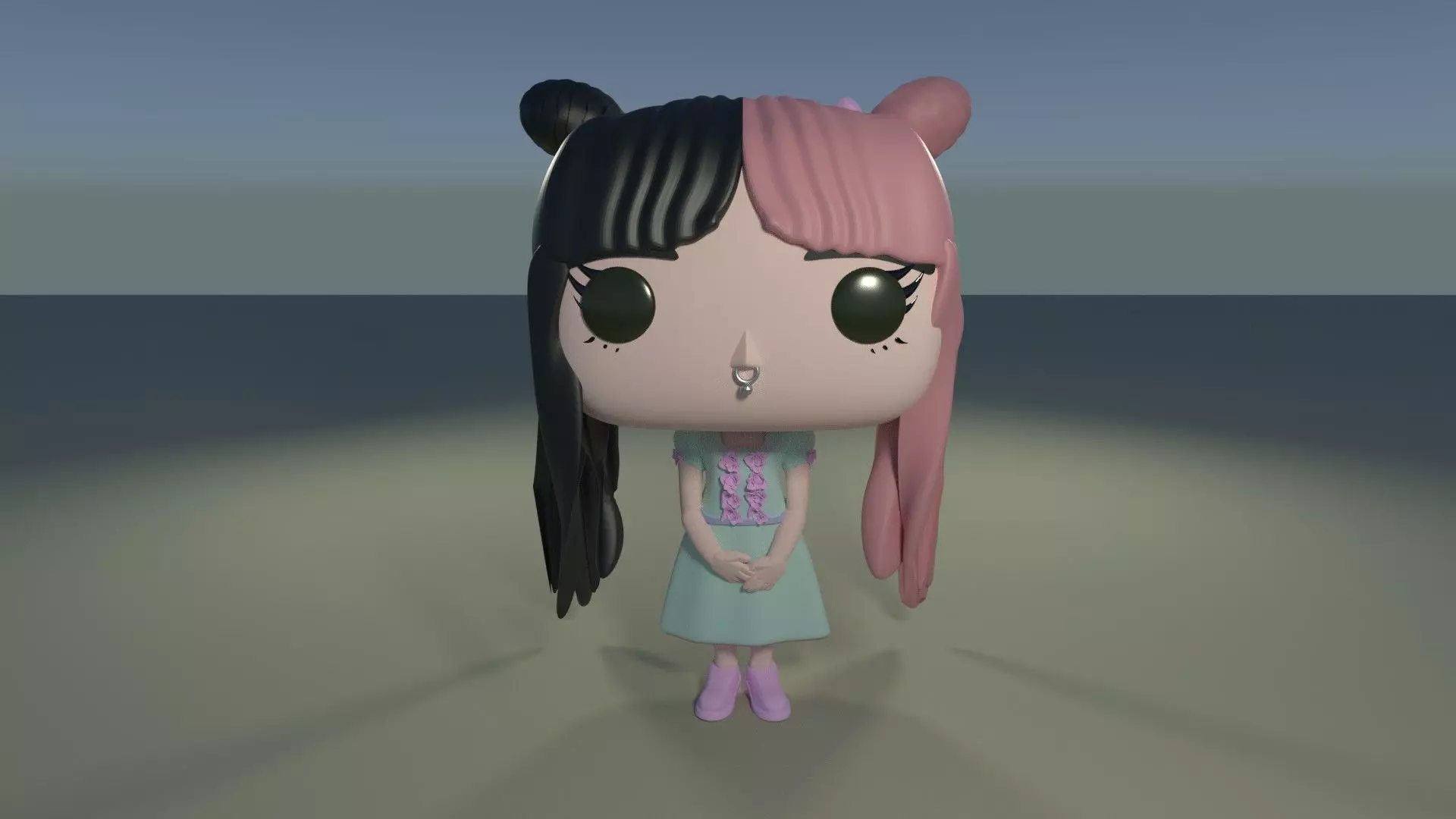 Baby Doll Girl Custom Pop DIY for 3D Printing 3D print model_0