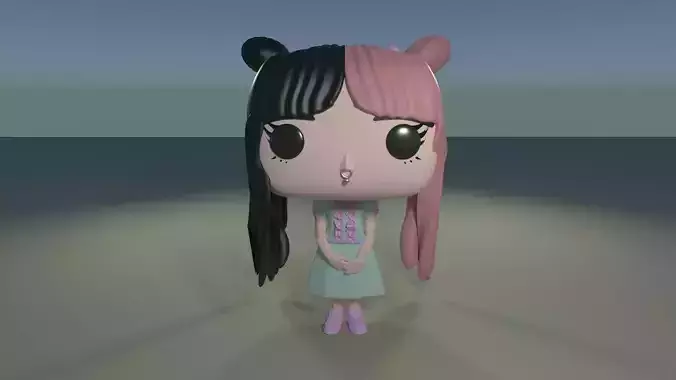 Baby Doll Girl Custom Pop DIY for 3D Printing 3D print model