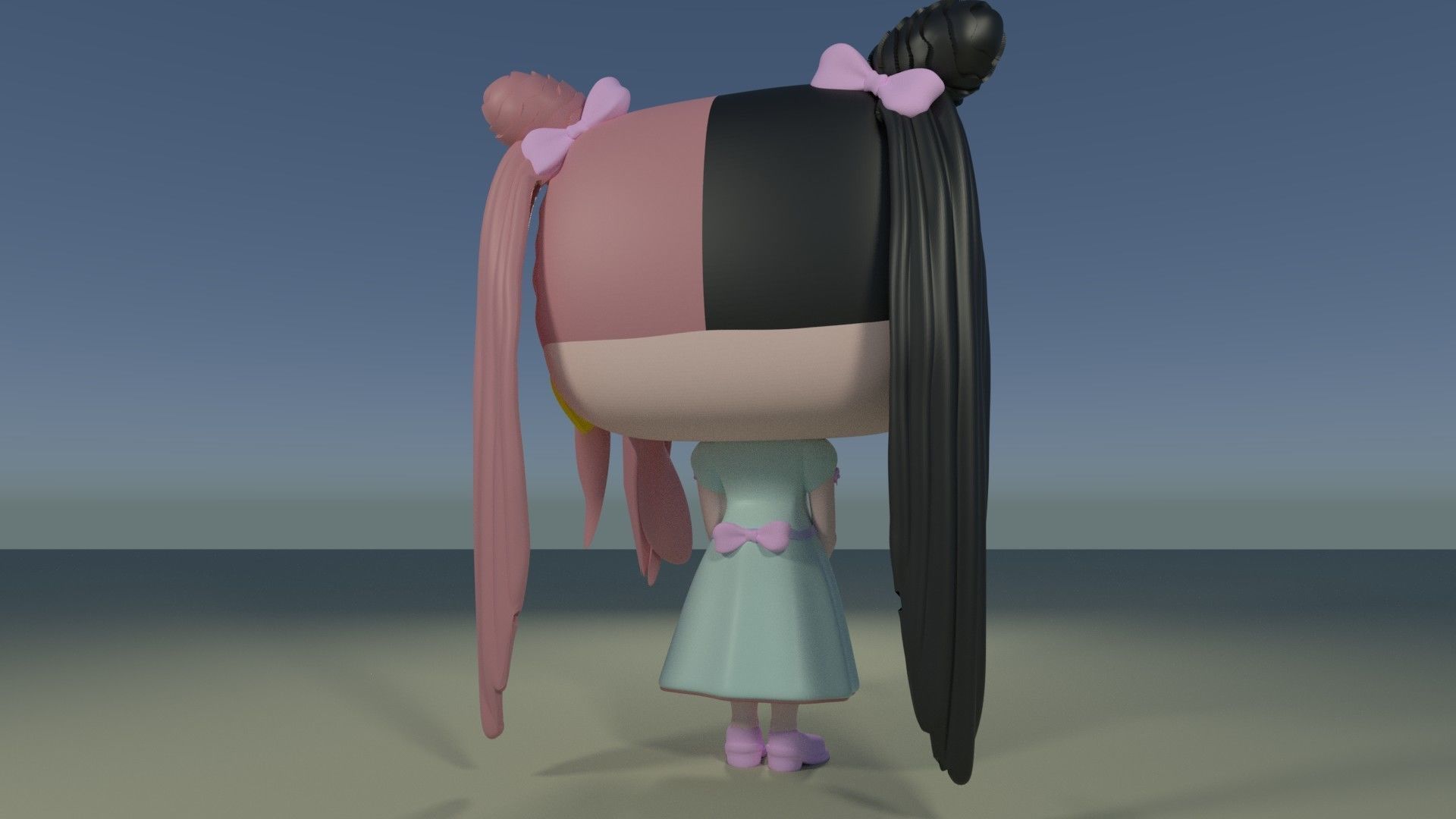 Baby Doll Girl Custom Pop DIY for 3D Printing 3D print model_4