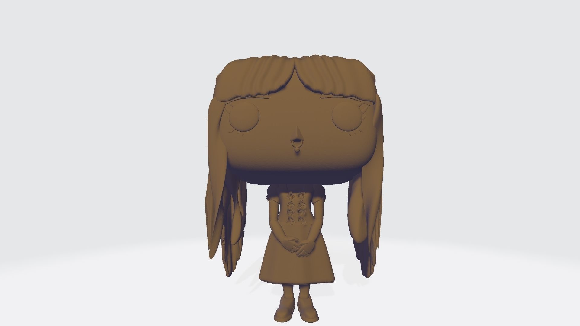 Baby Doll Girl Custom Pop DIY for 3D Printing 3D print model_8