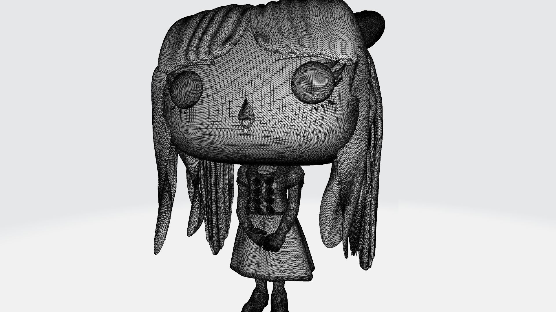 Baby Doll Girl Custom Pop DIY for 3D Printing 3D print model_9