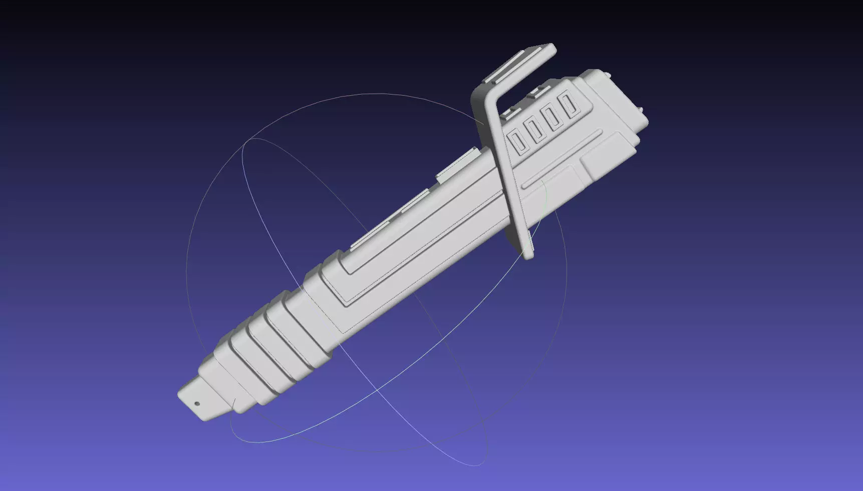 Star Wars The Mandalorian Darksaber Basic Printable Model 3D print model_0
