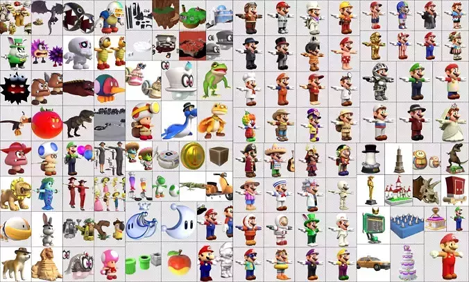 Collection Cartoon - Characters animals objects locations