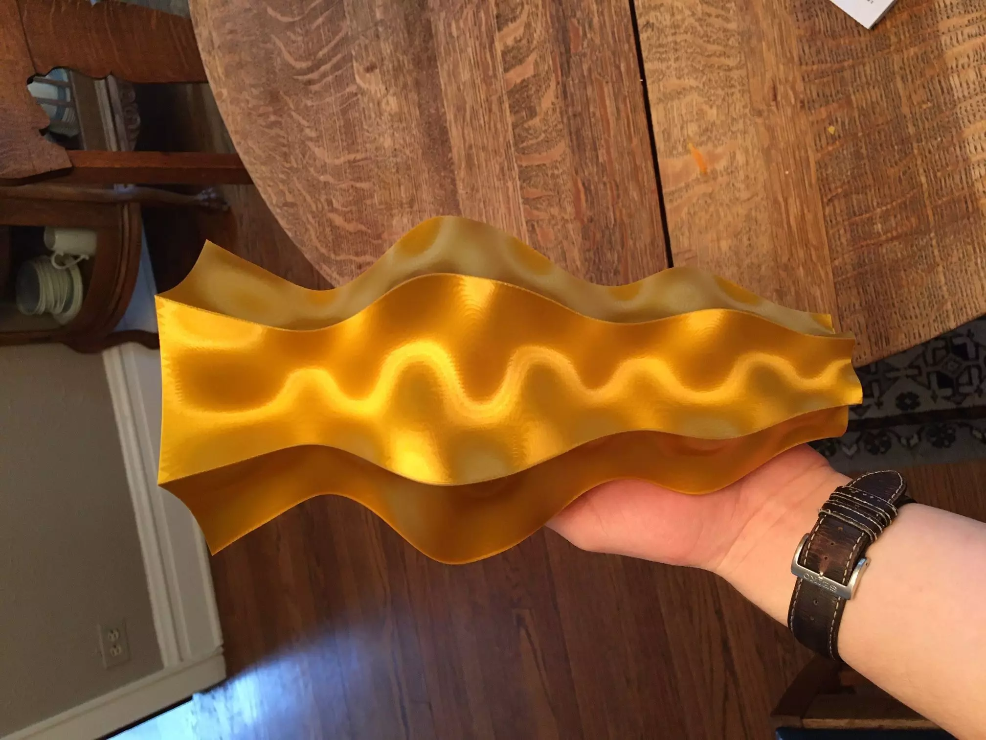 Liquid Gold Vase Free 3D print model