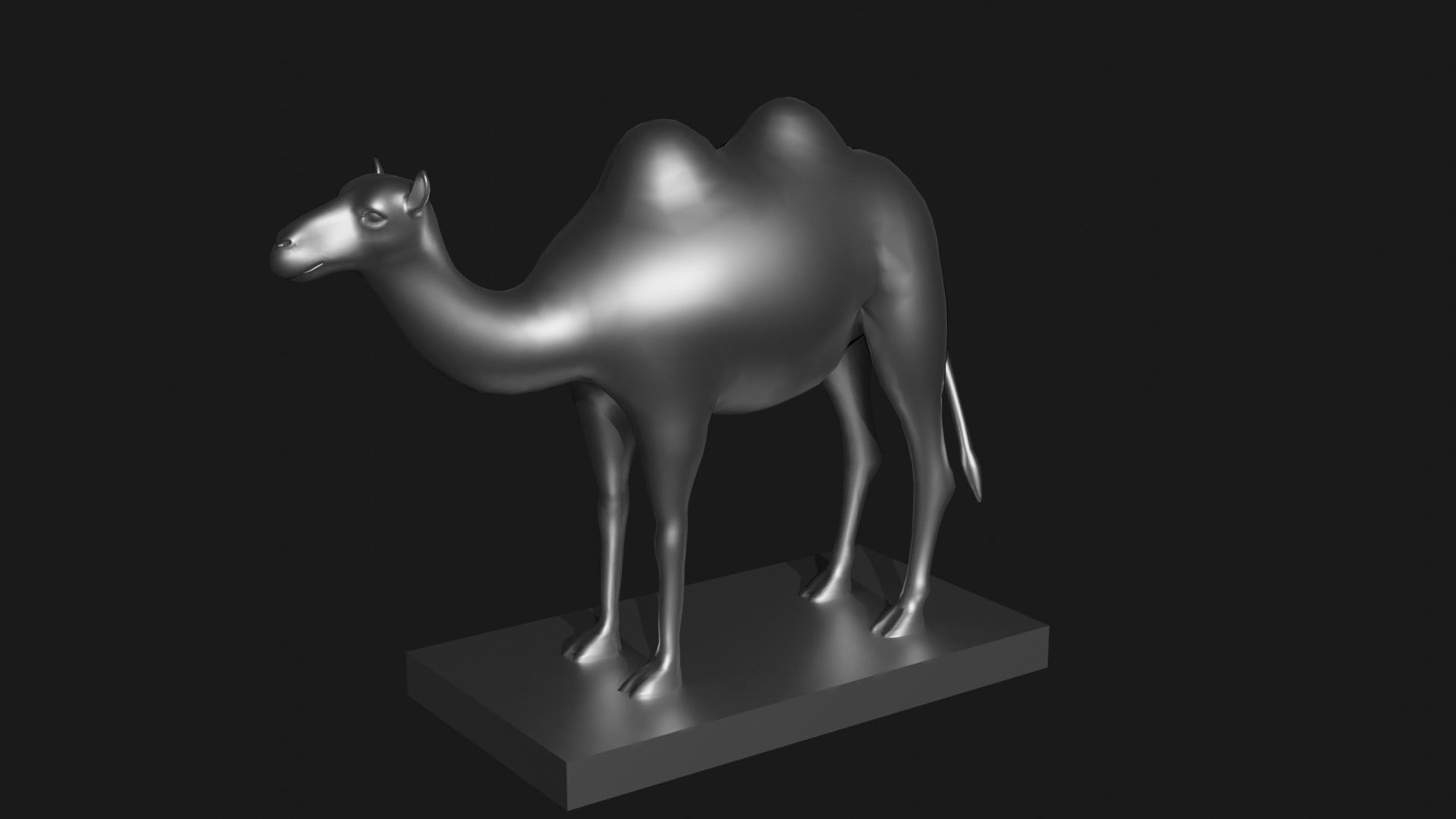 Camel statue for 3d printing 3D print model_1