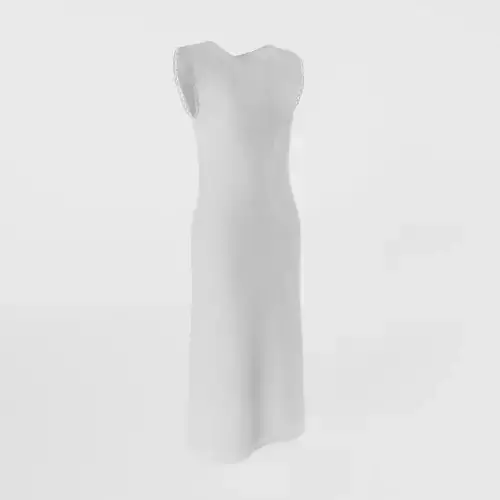 Victorian Petticoat Low-poly 3D model
