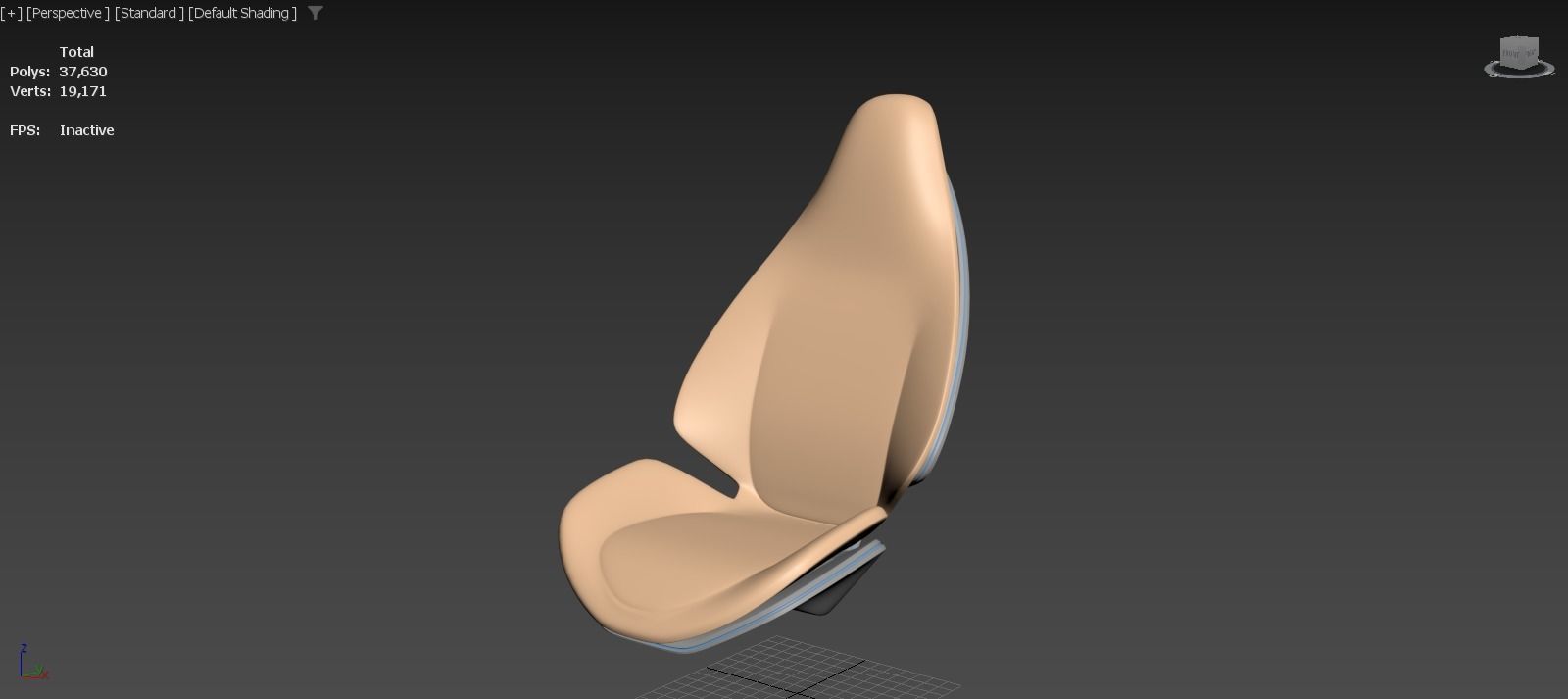 car seat concept 3D model_7