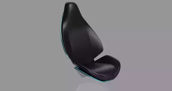 car seat concept 3D model