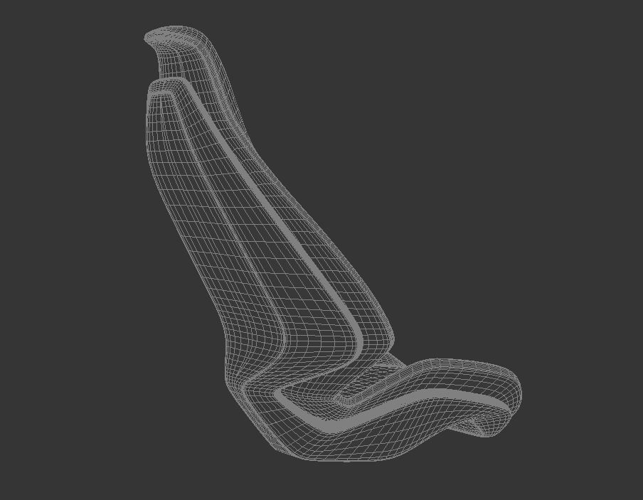 car seat concept 3D model_6