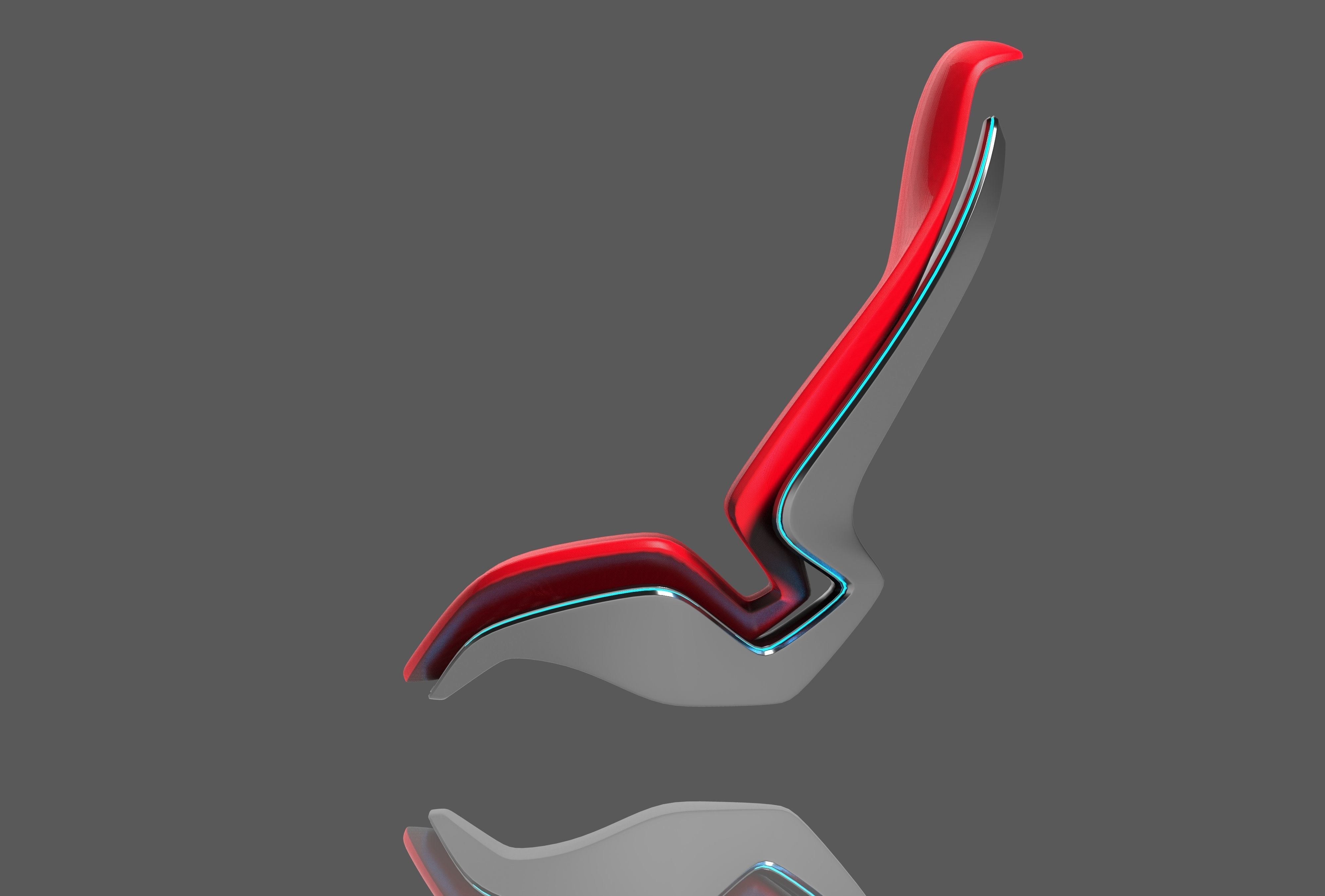 car seat concept 3D model_4