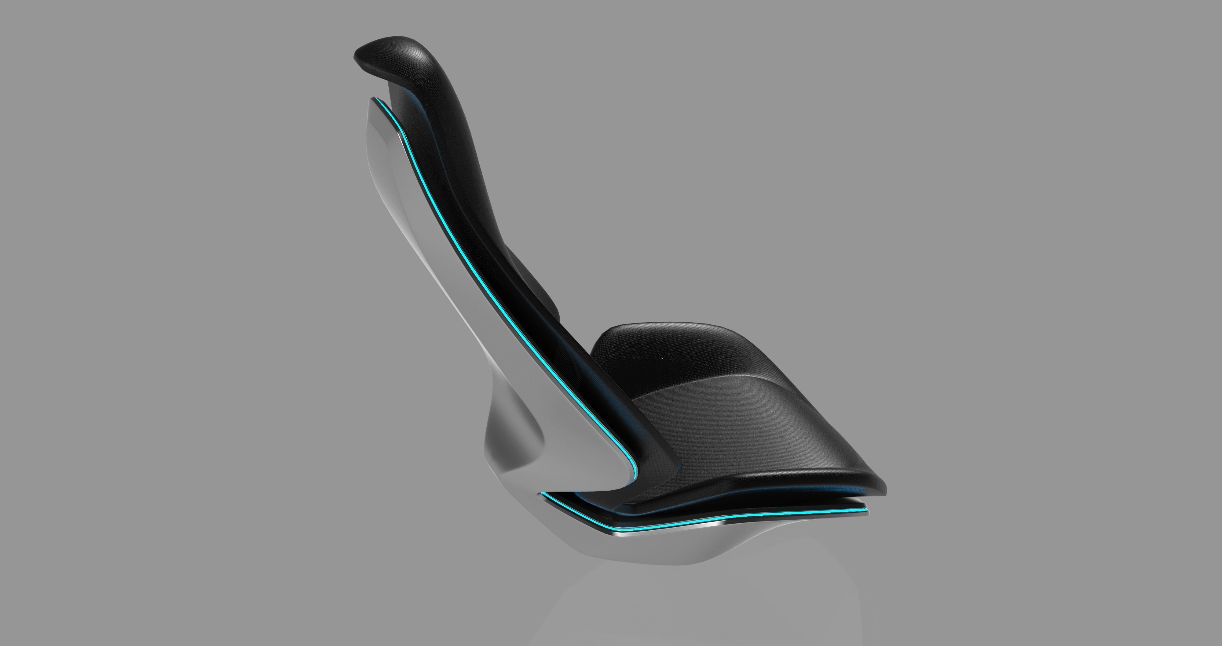 car seat concept 3D model_2
