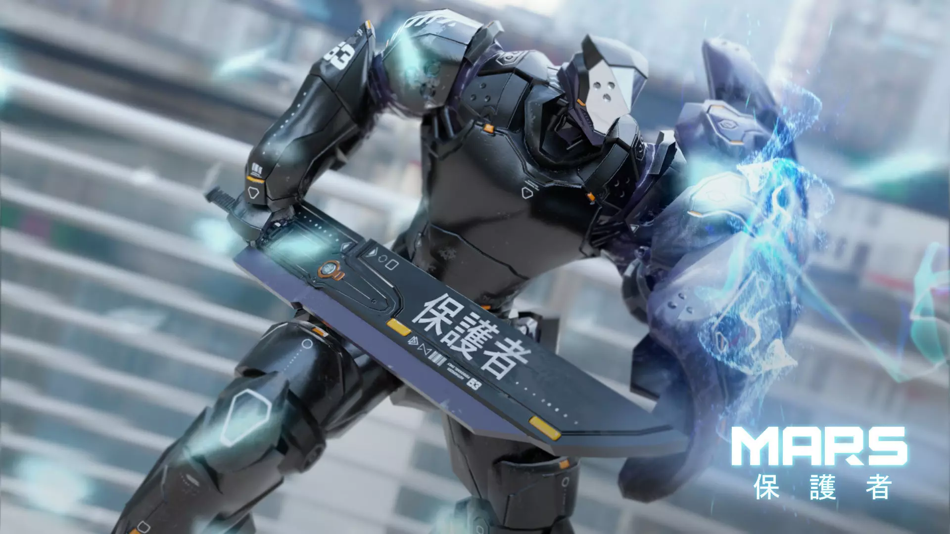 LOW POLY ROBOT - MARS Low-poly 3D model_0