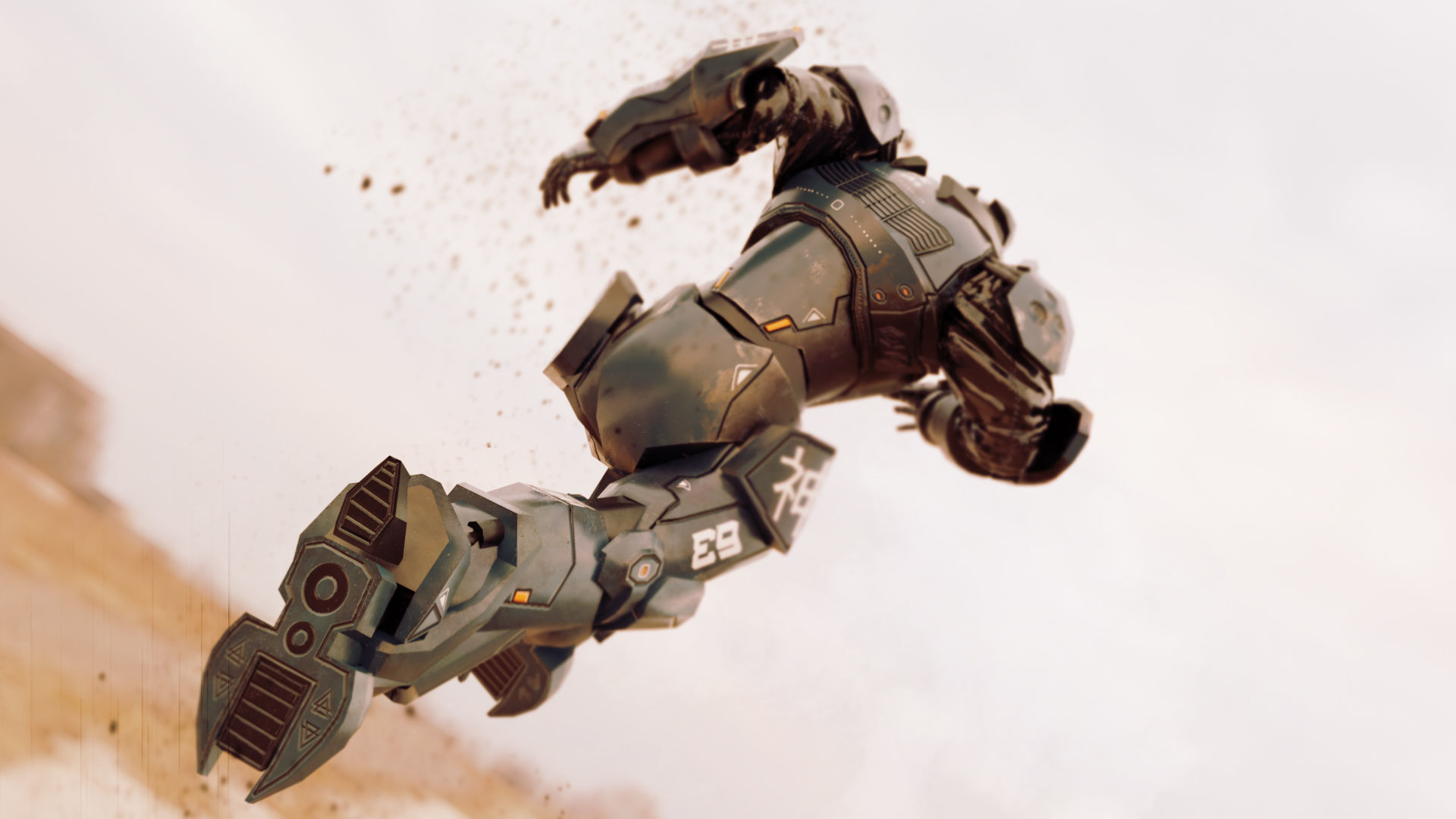 LOW POLY ROBOT - MARS Low-poly 3D model_6