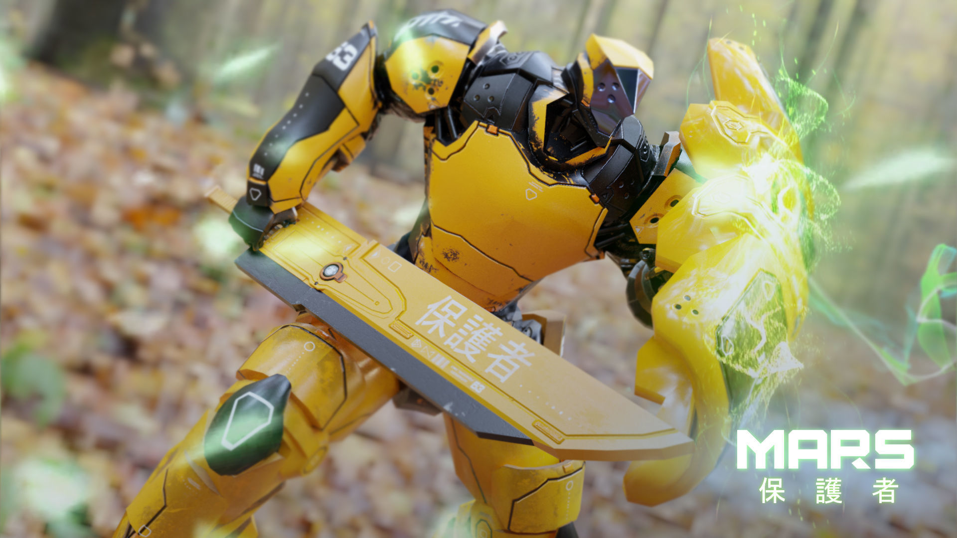 LOW POLY ROBOT - MARS Low-poly 3D model_4