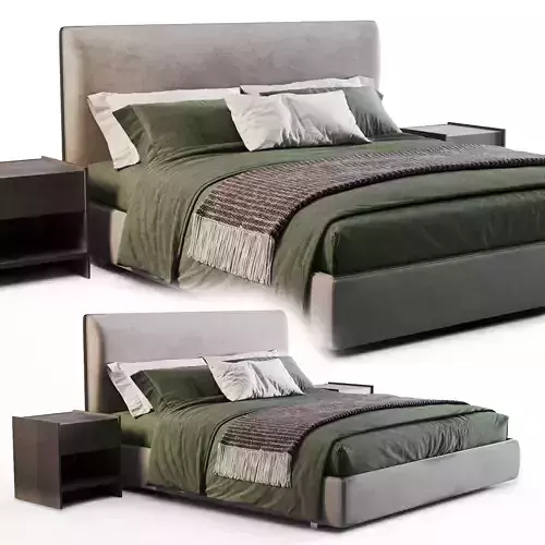 Molteni Ribbon Bed 3D model