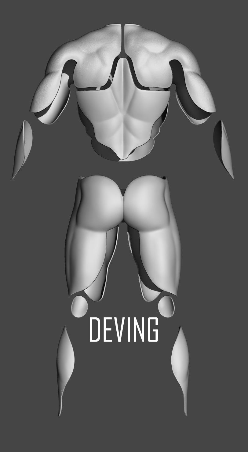BATMAN 1989 SUIT 3D Printable files for cosplay 3D print model_13