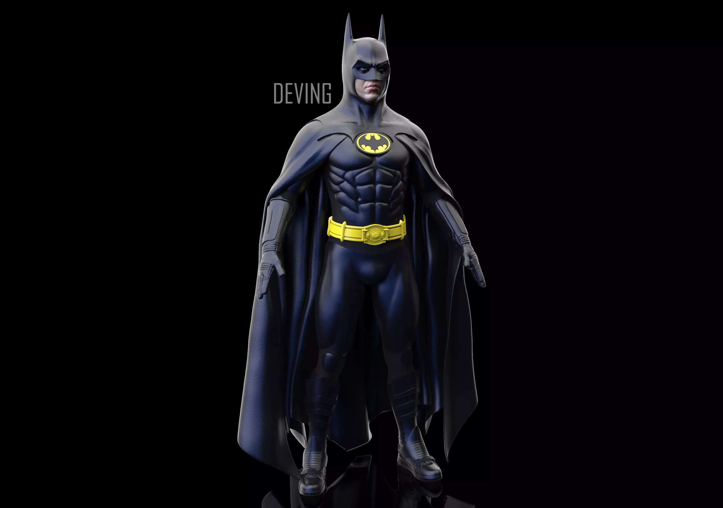 BATMAN 1989 SUIT 3D Printable files for cosplay 3D print model_0