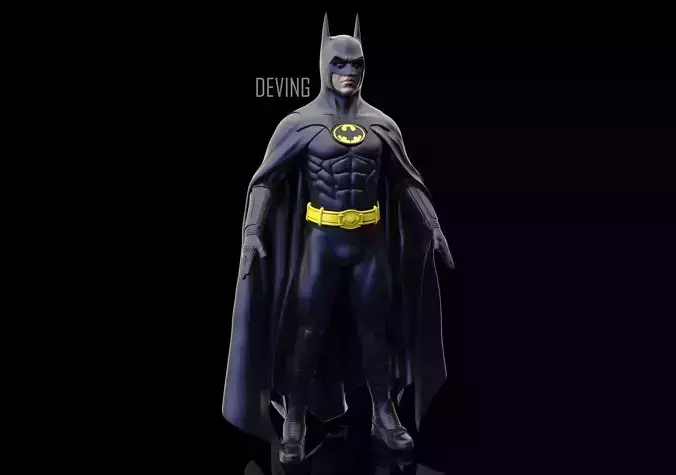 BATMAN 1989 SUIT 3D Printable files for cosplay 3D print model
