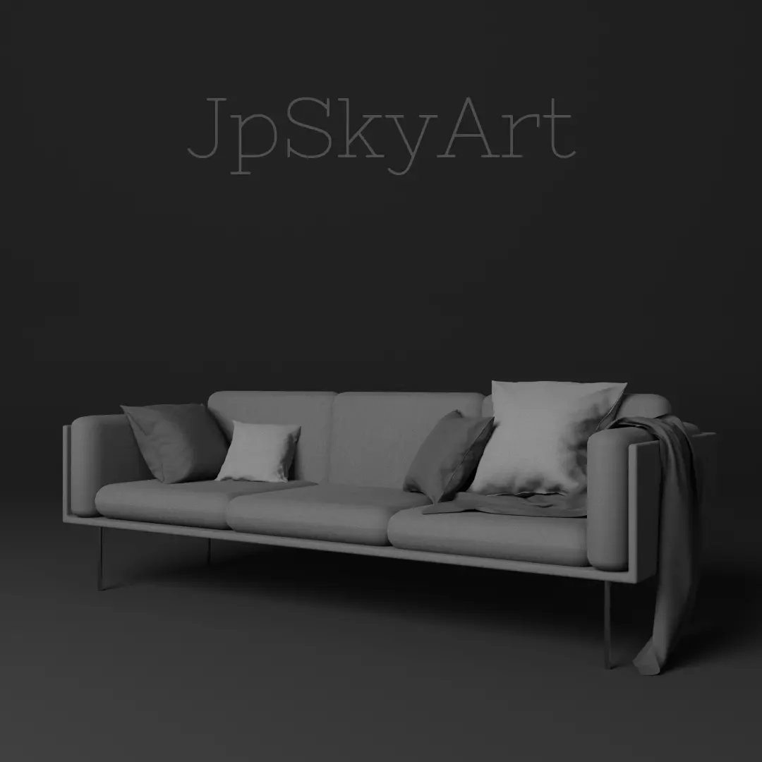 Modern sofa Free 3D model