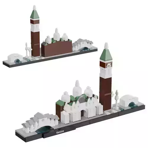 Lego Architecture Skyline - 21026 Venice 3D model
