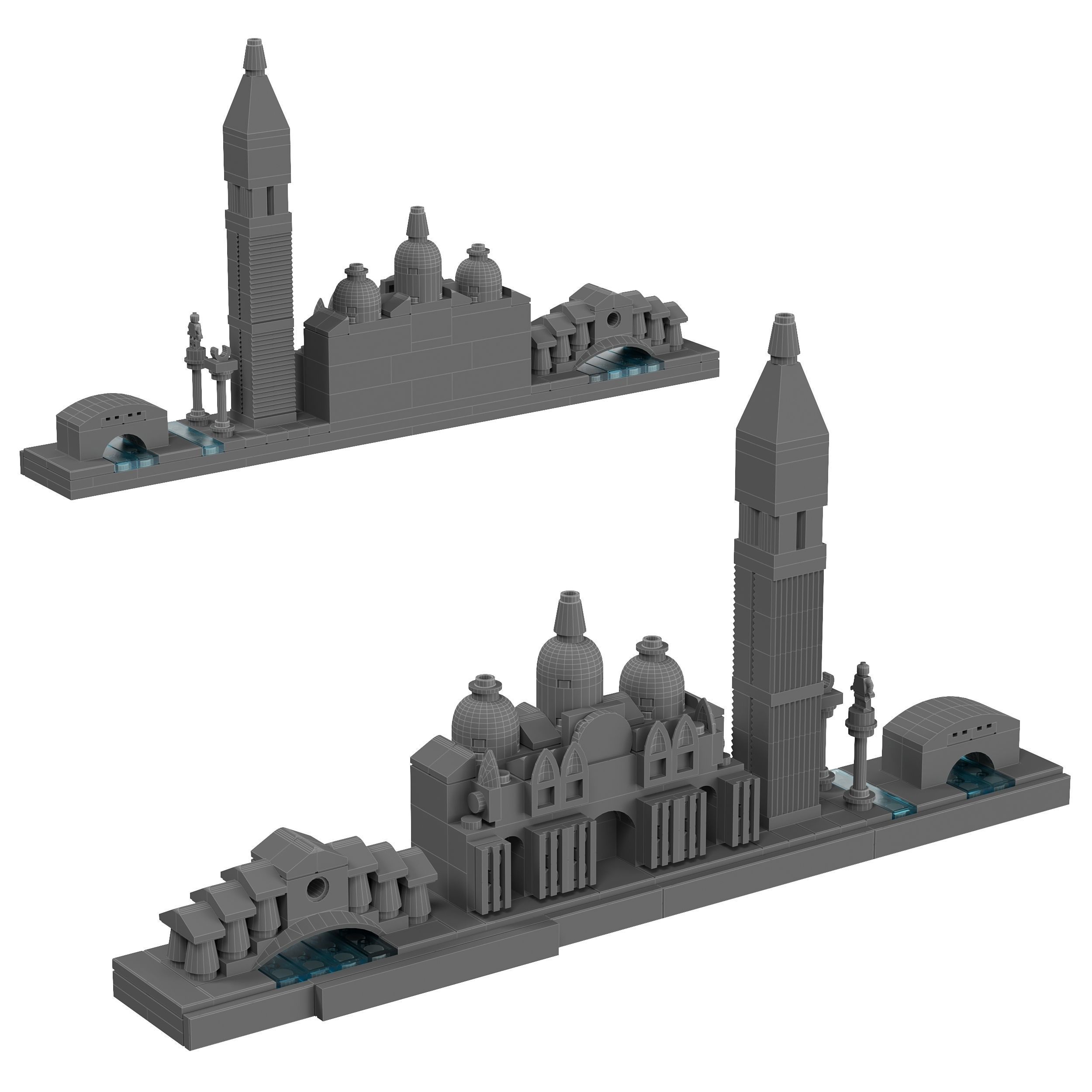 Lego Architecture Skyline - 21026 Venice 3D model_1