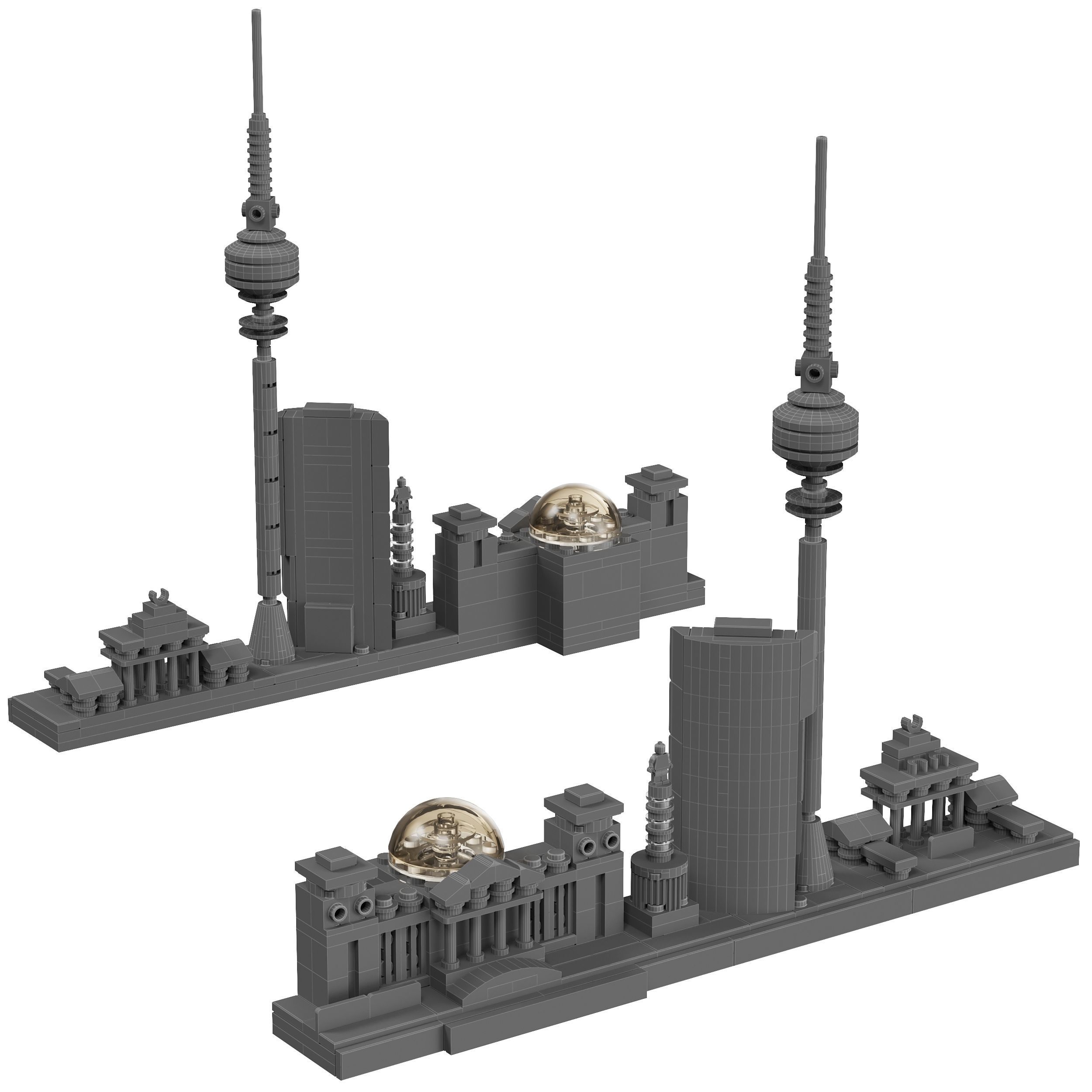 Lego Architecture Skyline - 21027 Berlin 3D model_1