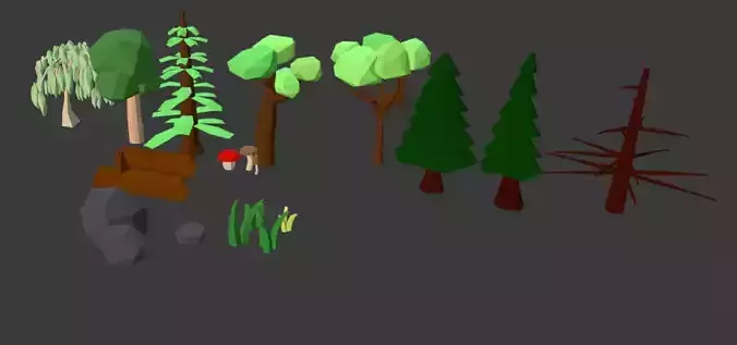LowPoly Nature Assets