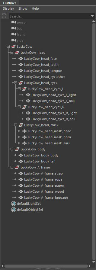 Hello Lucky Cow Low-poly 3D model_6