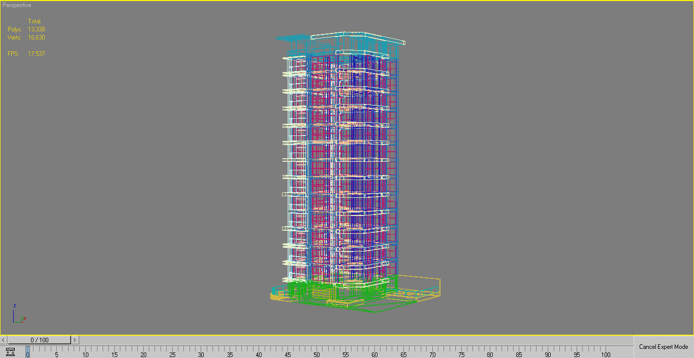 Commercial Building 1 3D model_4