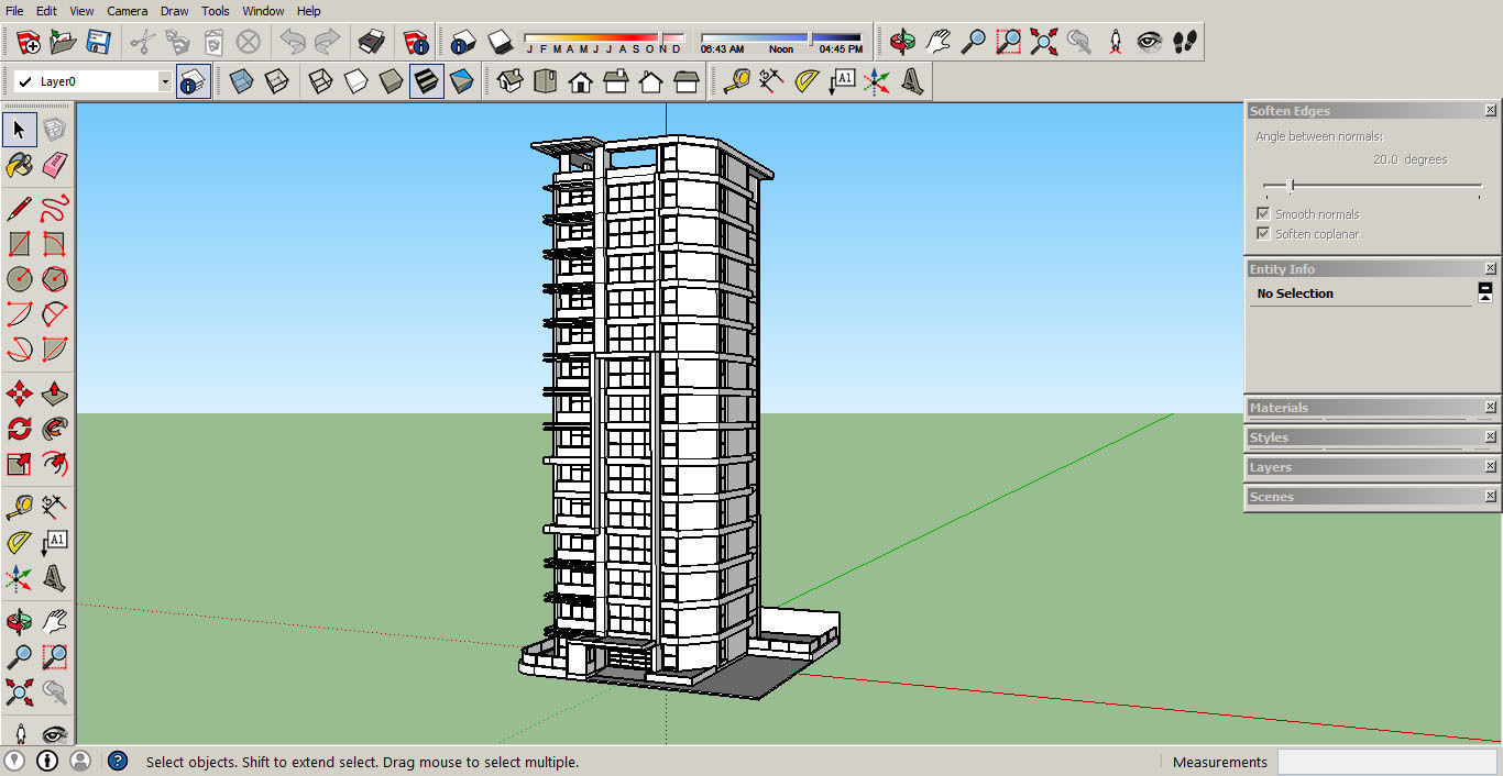 Commercial Building 1 3D model_3