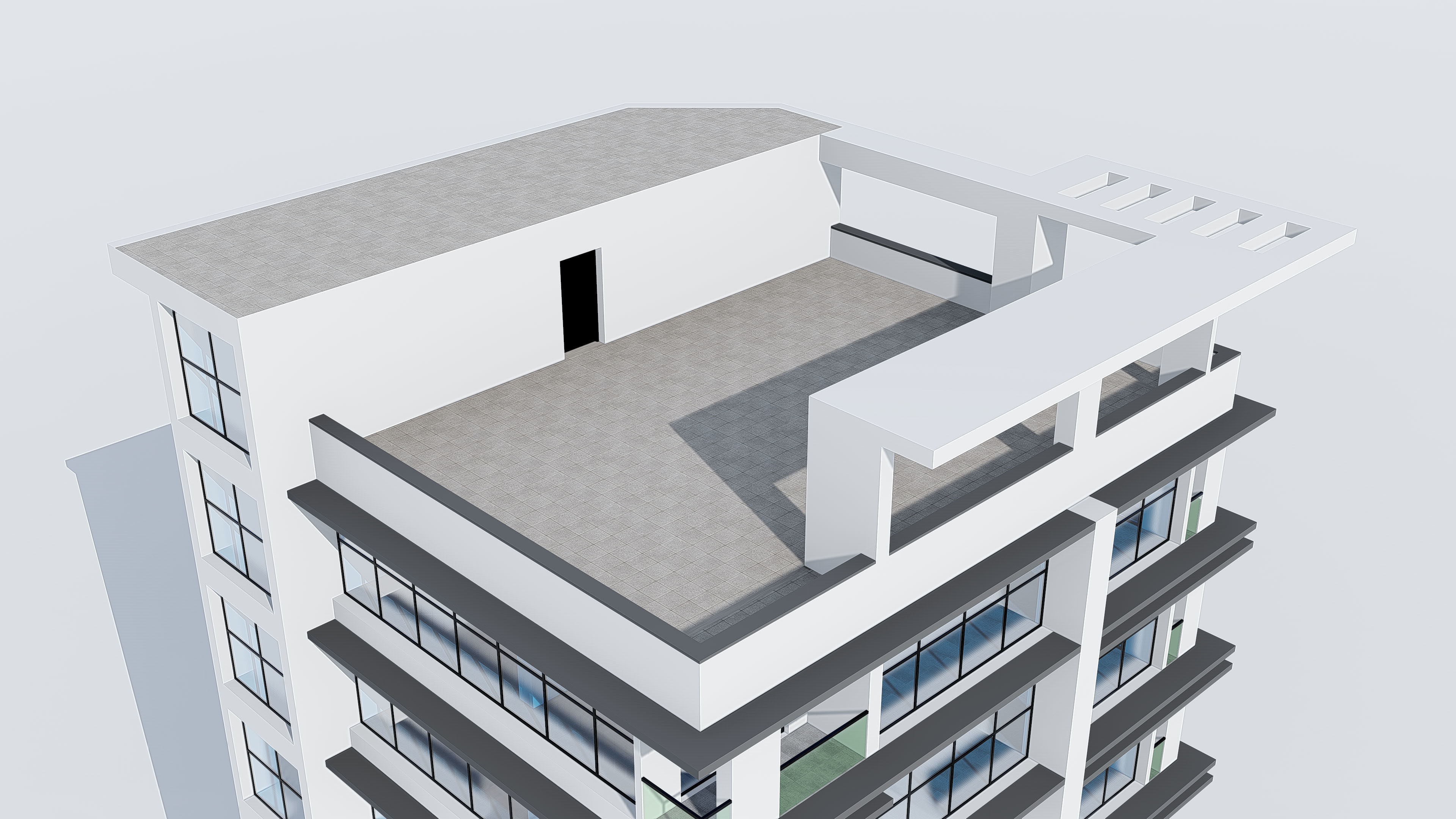 Commercial Building 1 3D model_13