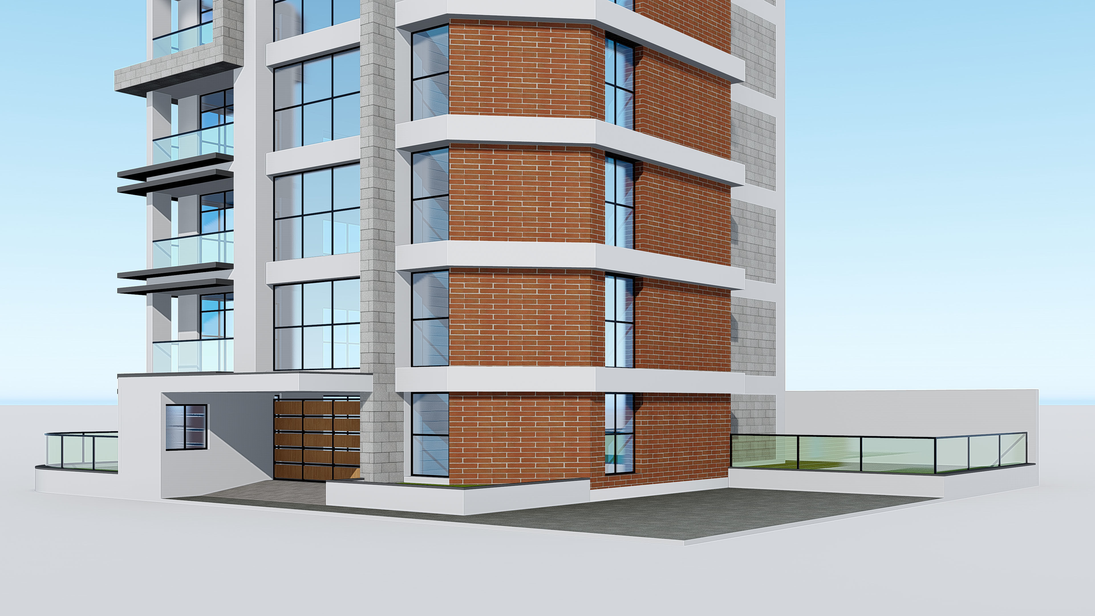 Commercial Building 1 3D model_14