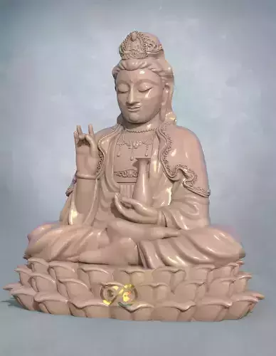 Guanyin For 3D Print - CNC 3D print model