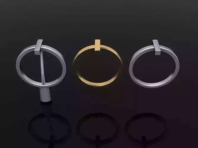 Cross Band Ring