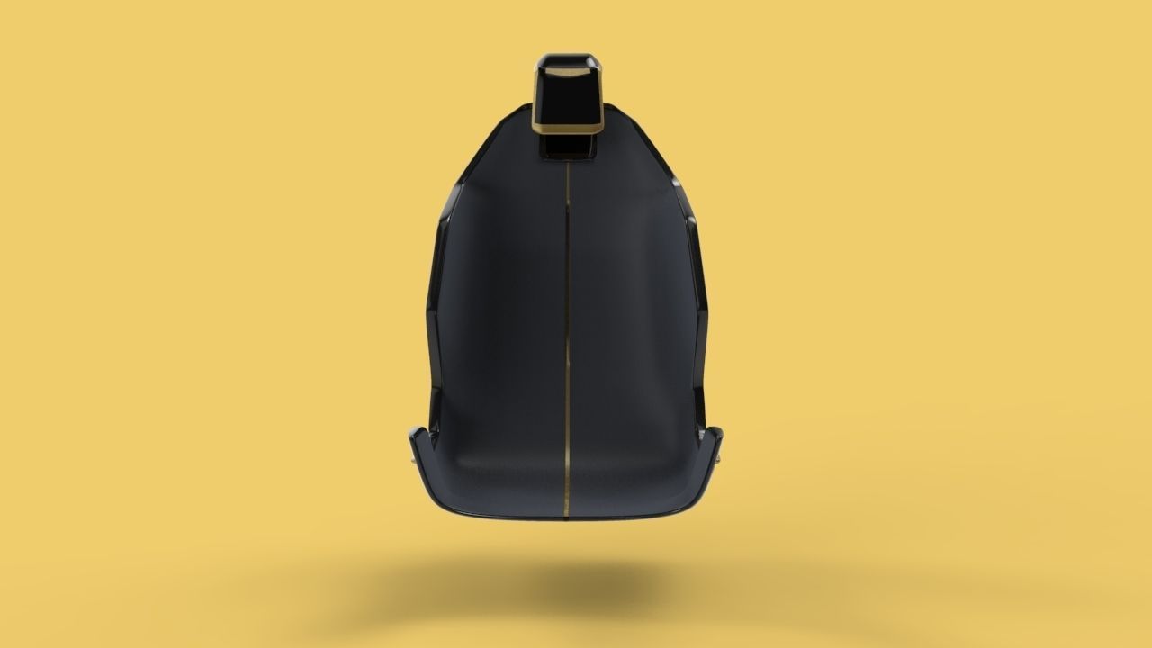Very basic Concept car seat - Fu-tech  3D model_12