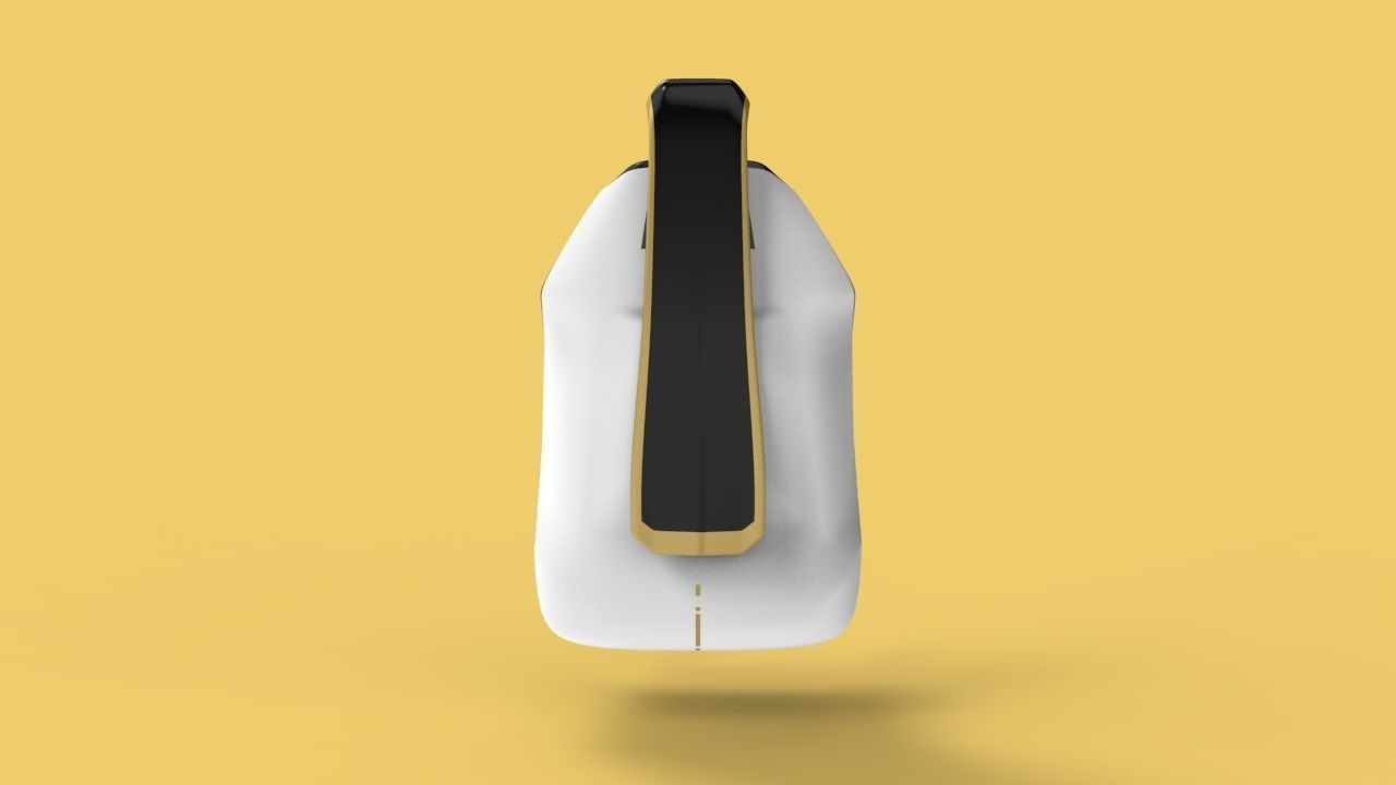 Very basic Concept car seat - Fu-tech  3D model_10