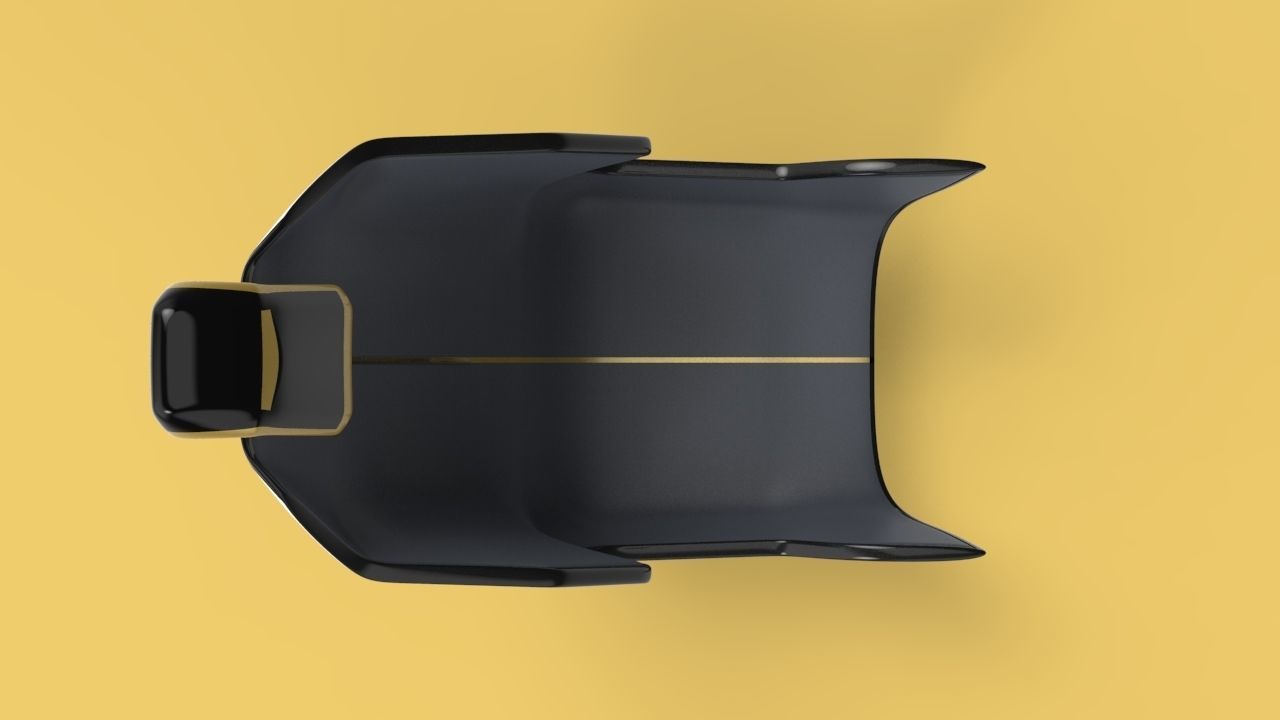 Very basic Concept car seat - Fu-tech  3D model_11