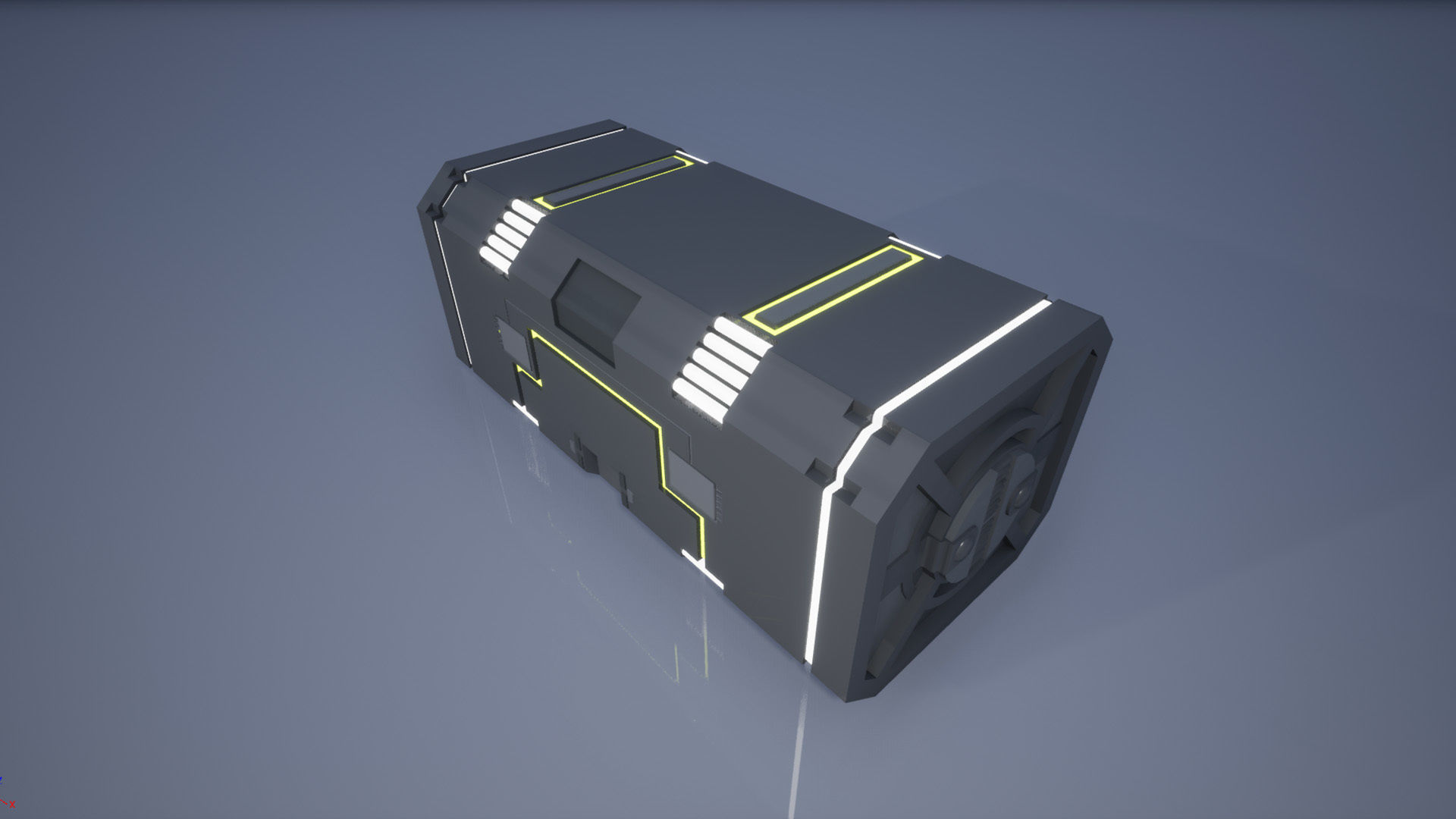 Sci-Fi Box Pack Low-poly 3D model_2