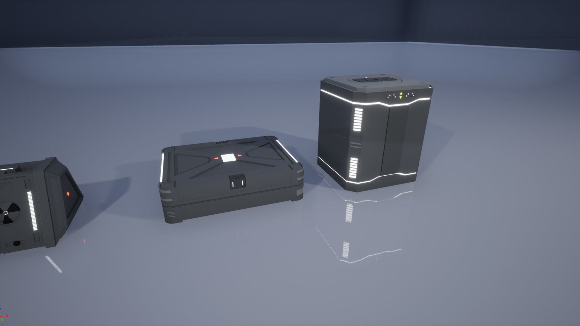 Sci-Fi Box Pack Low-poly 3D model_4