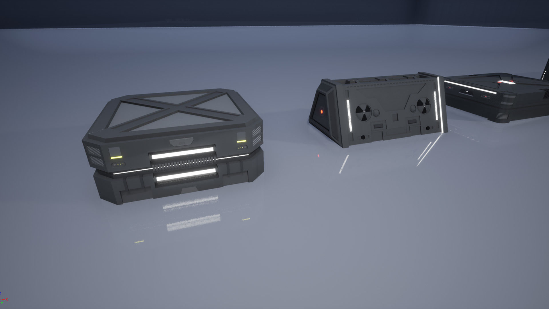 Sci-Fi Box Pack Low-poly 3D model_5