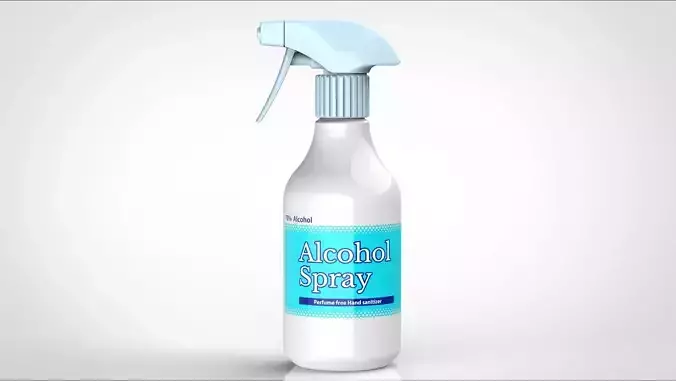 alcohol spray 
