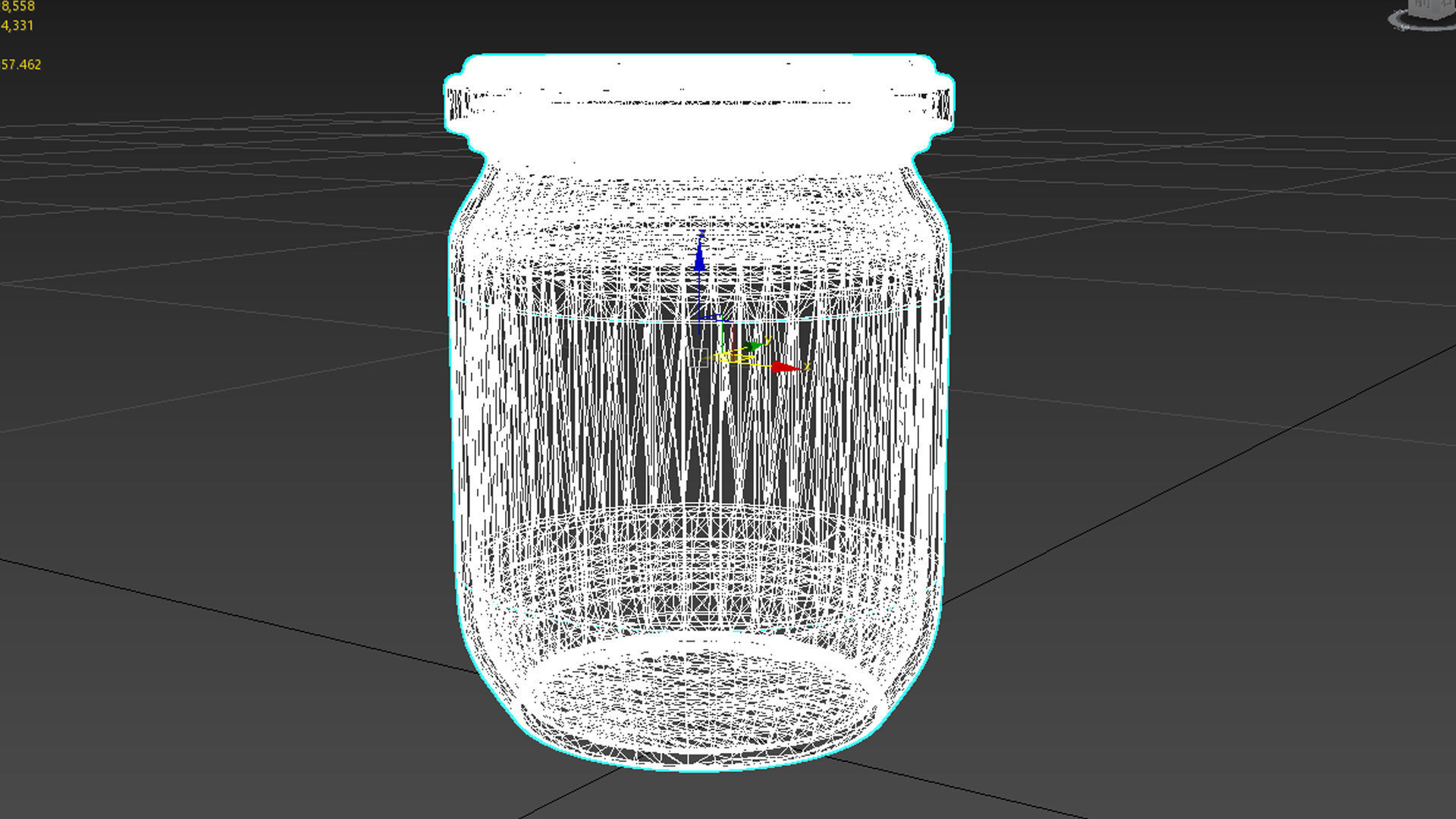 Jam bottle 3D model_6