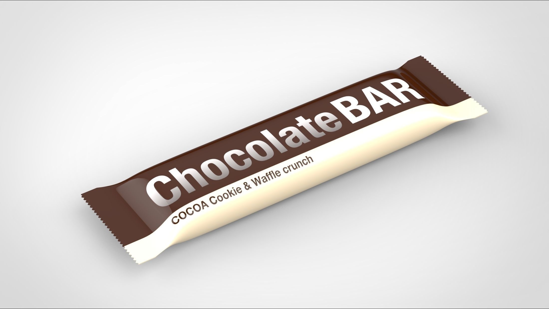 Chocolate bar and Protein bar 3D model_4