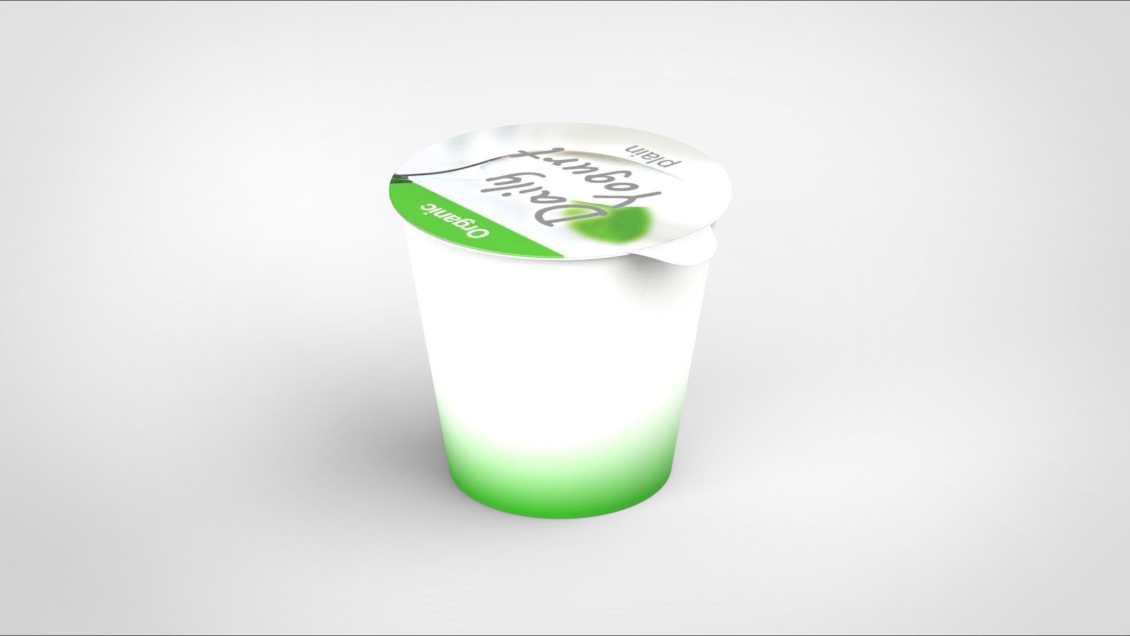 yogurt daily mockup 3D model_2