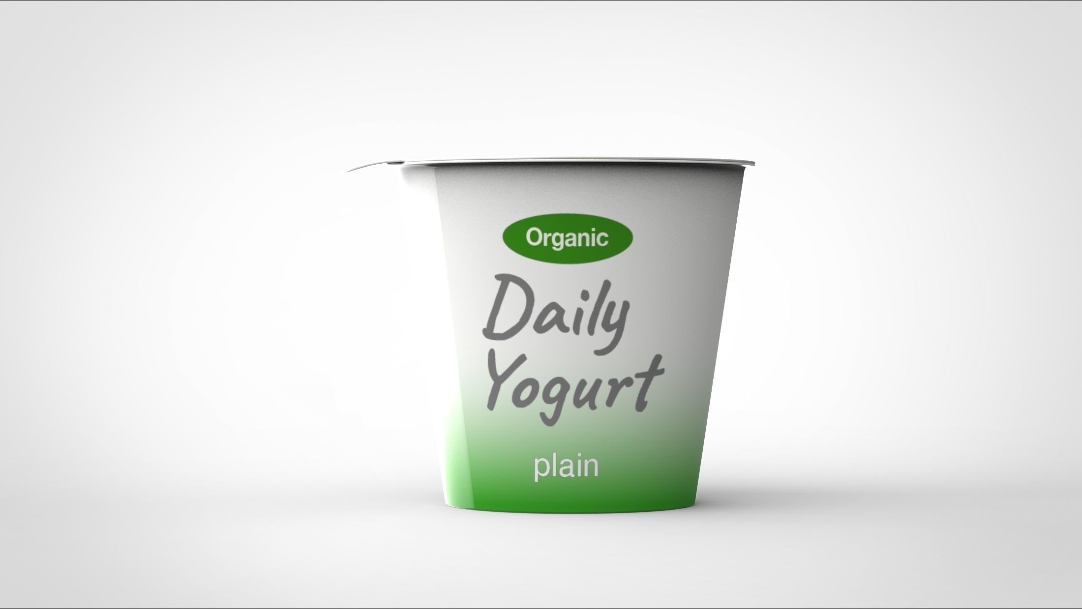 yogurt daily mockup 3D model_1