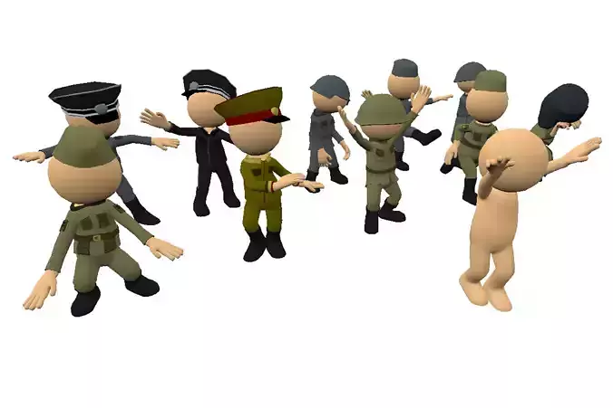 Hyper-Casual Characters pack 5 