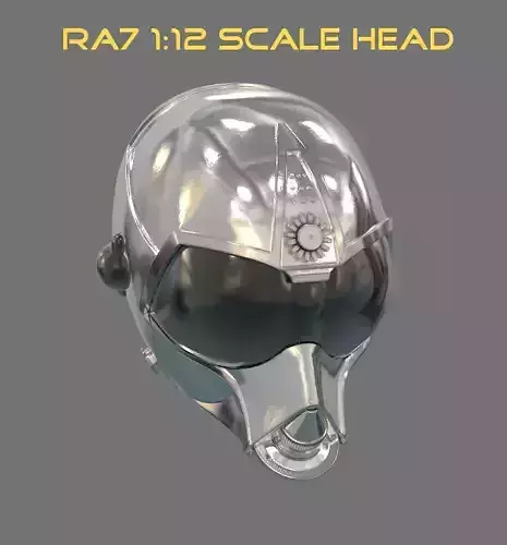 RA7 Droid Black Series Size 3D print Head