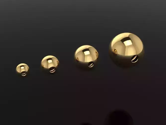 BEAD CHARM LINK MIXSIZE