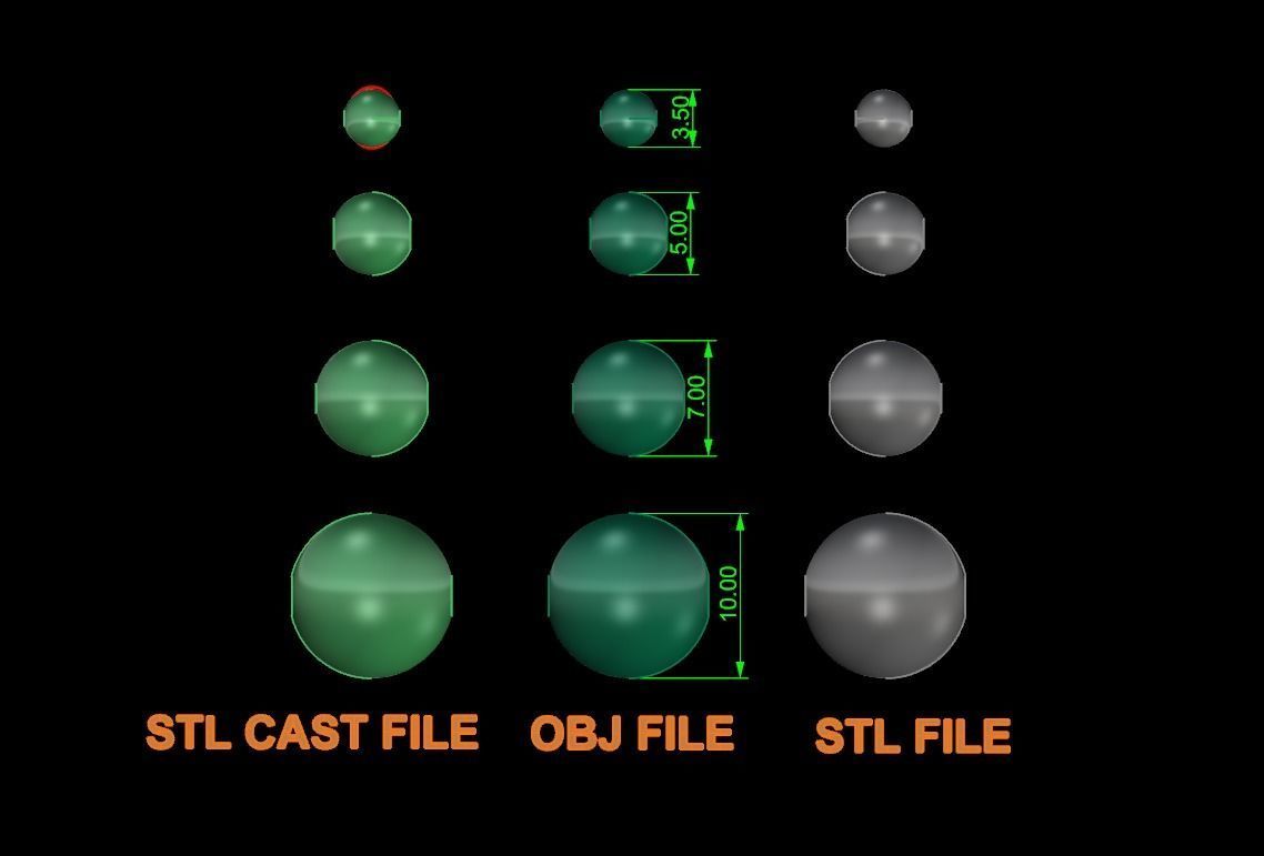 BEAD CHARM LINK MIXSIZE 3D print model_5