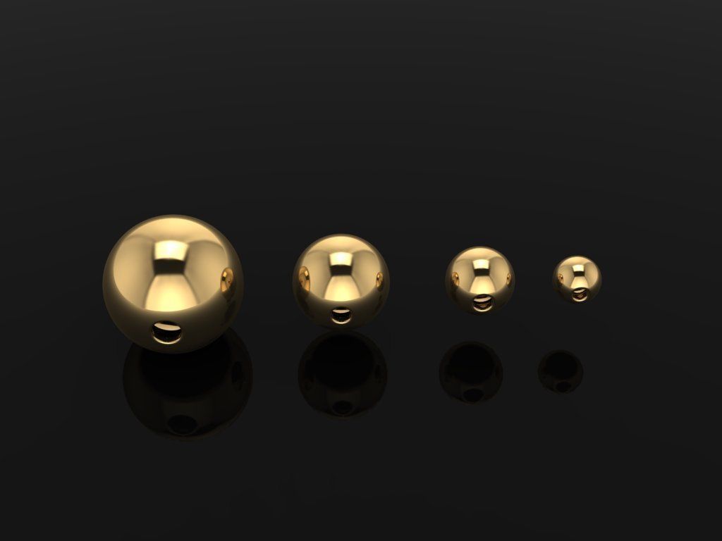 BEAD CHARM LINK MIXSIZE 3D print model_4